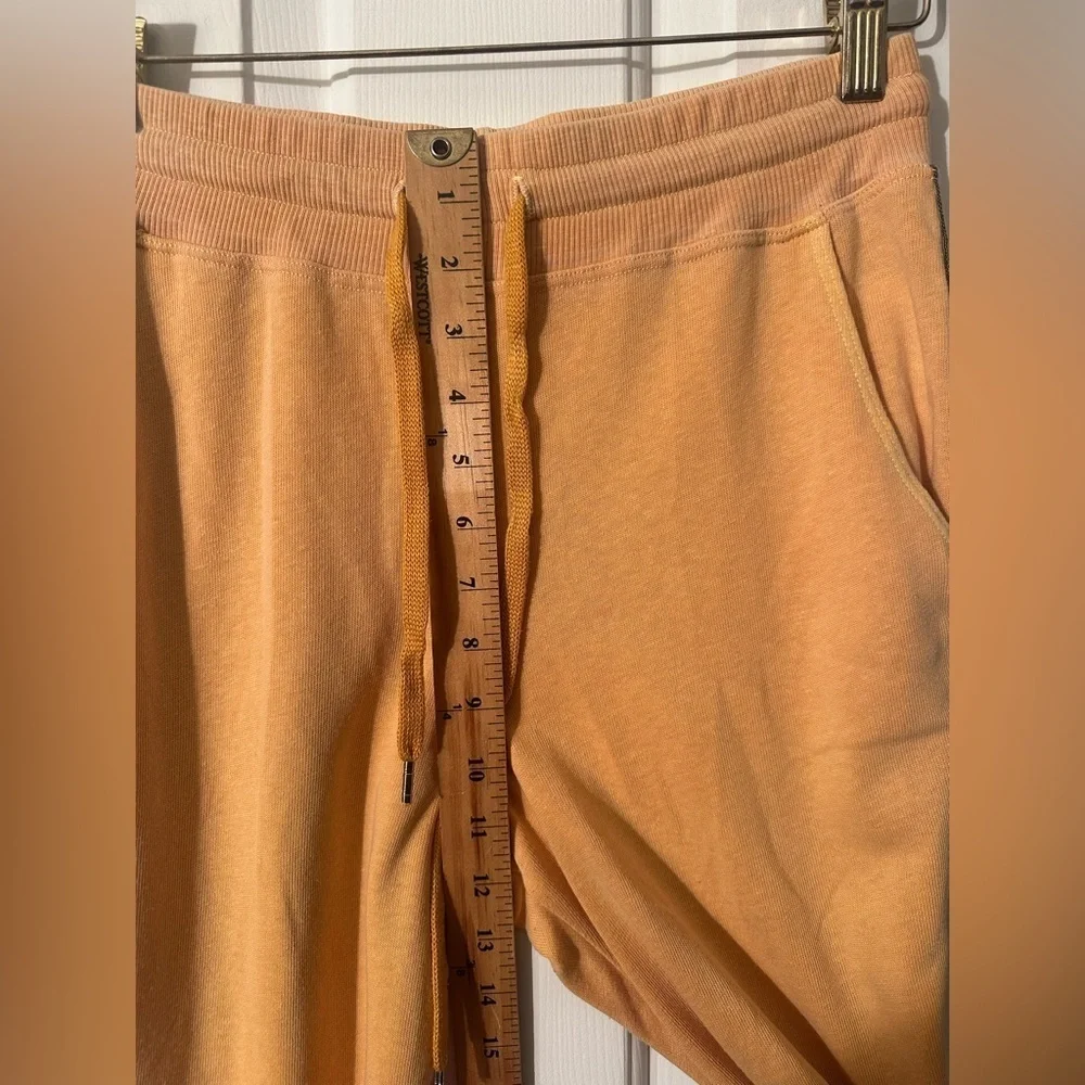 SUNDRY Size XS 0 Gold Joggers Tuxedo Stripes Animal Print Sweatpants Fall Autumn